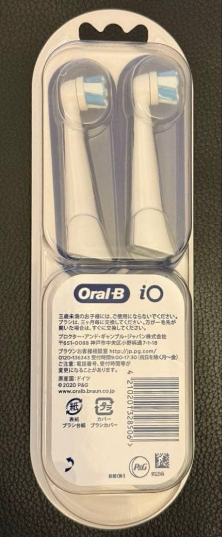 【本体新品・保証有】Oral-B iO6 電動歯ブラシ 替えブラシ3本 充電器