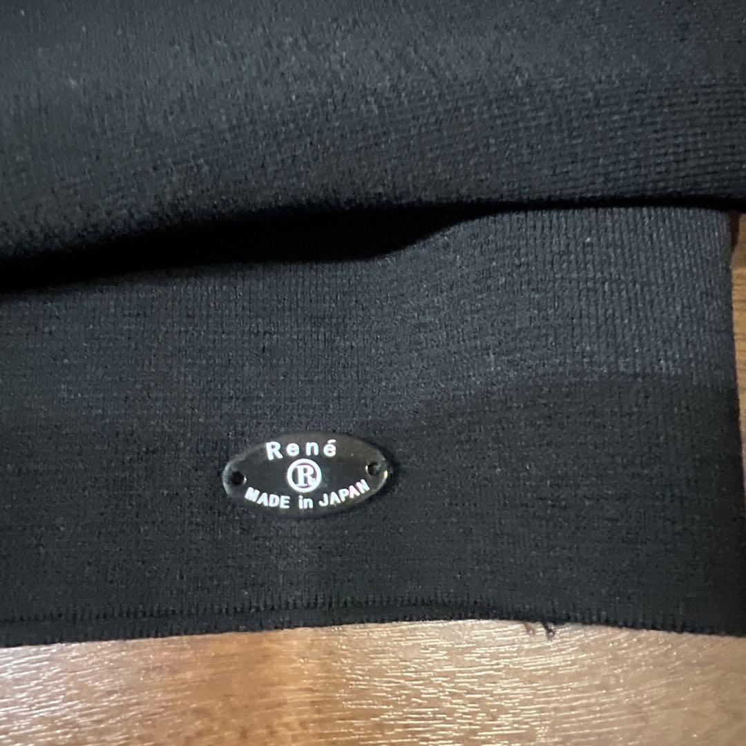 René 黒 長袖ボレロ