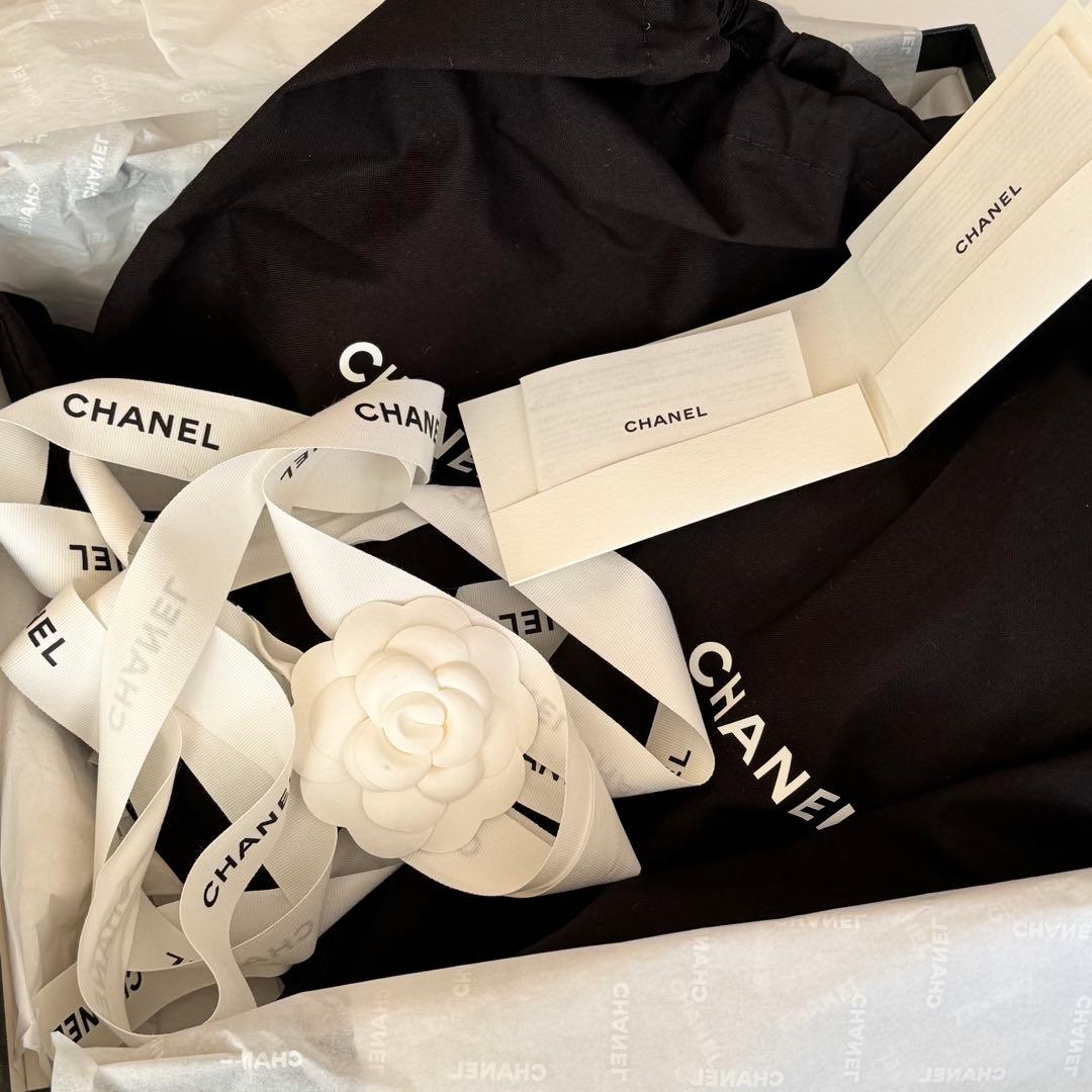 【CHANEL】ブラック ローファー シルバー金具★37.5