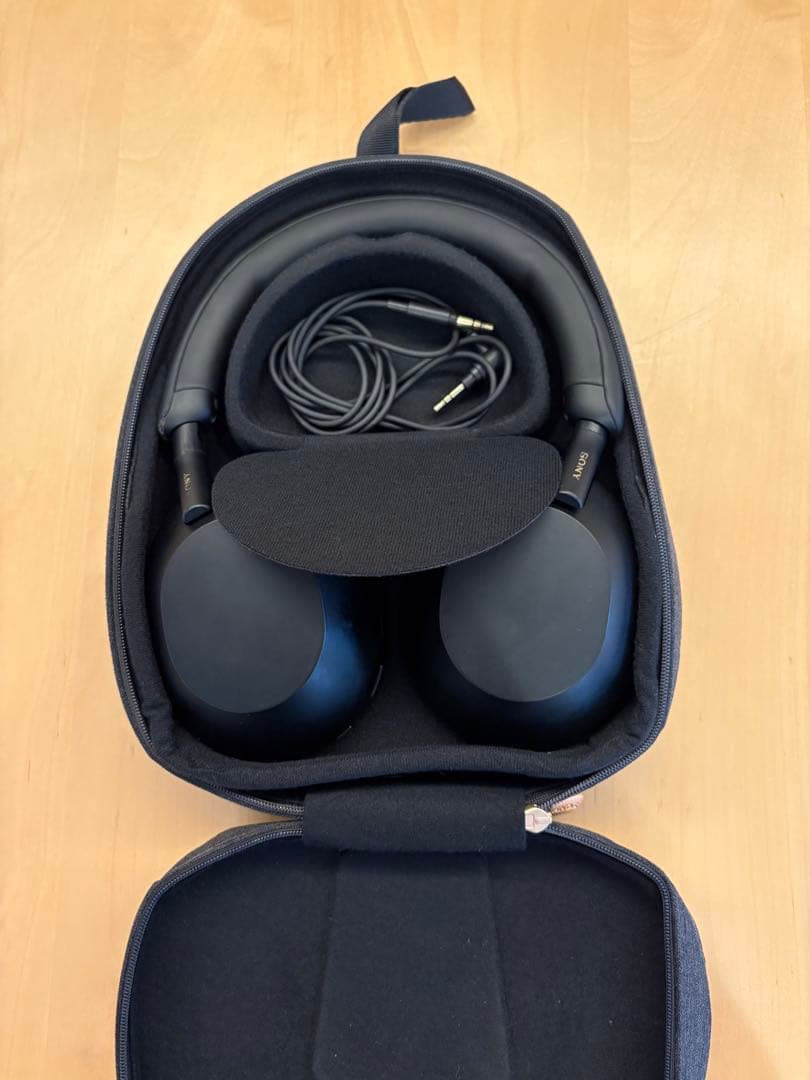 【SONY WH-1000XM5 ブラック】ノイズキャンセリングヘッドホン