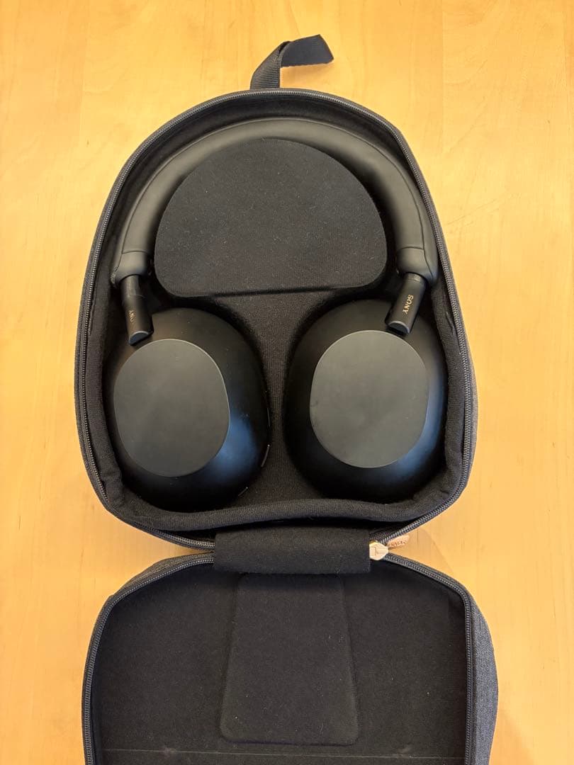 【SONY WH-1000XM5 ブラック】ノイズキャンセリングヘッドホン