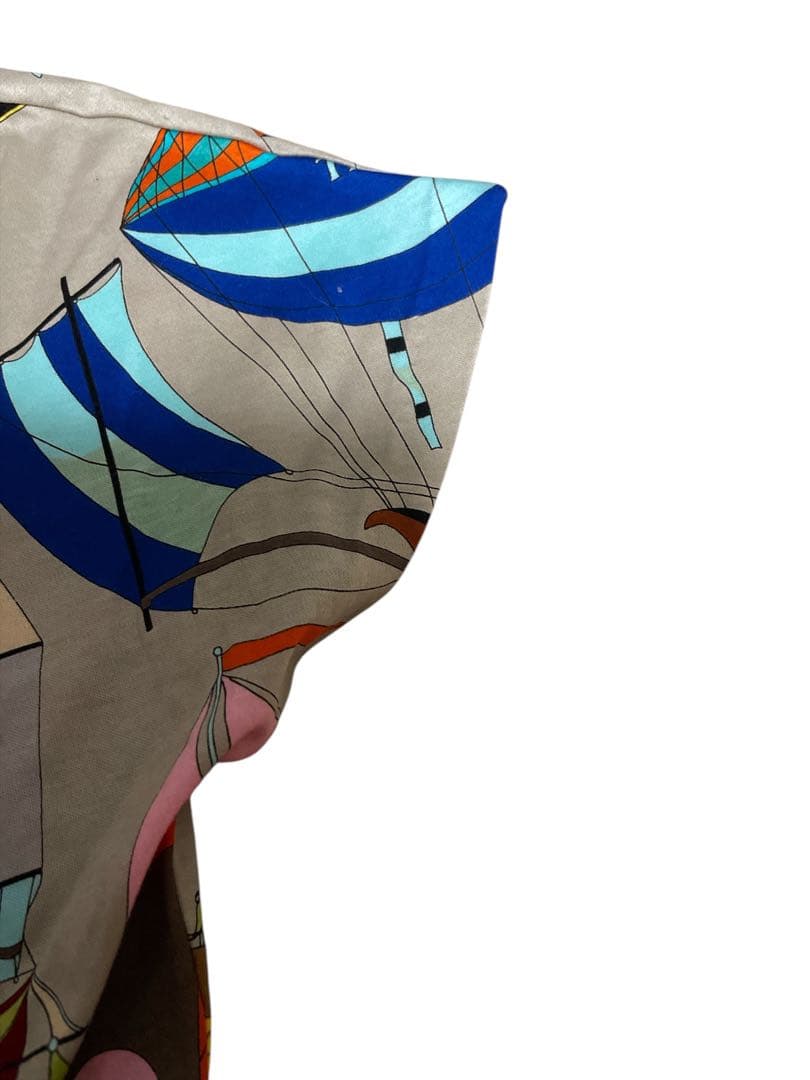 美品⭐︎エルメス　HERMES 気球柄Tシャツ　レディースSサイズ