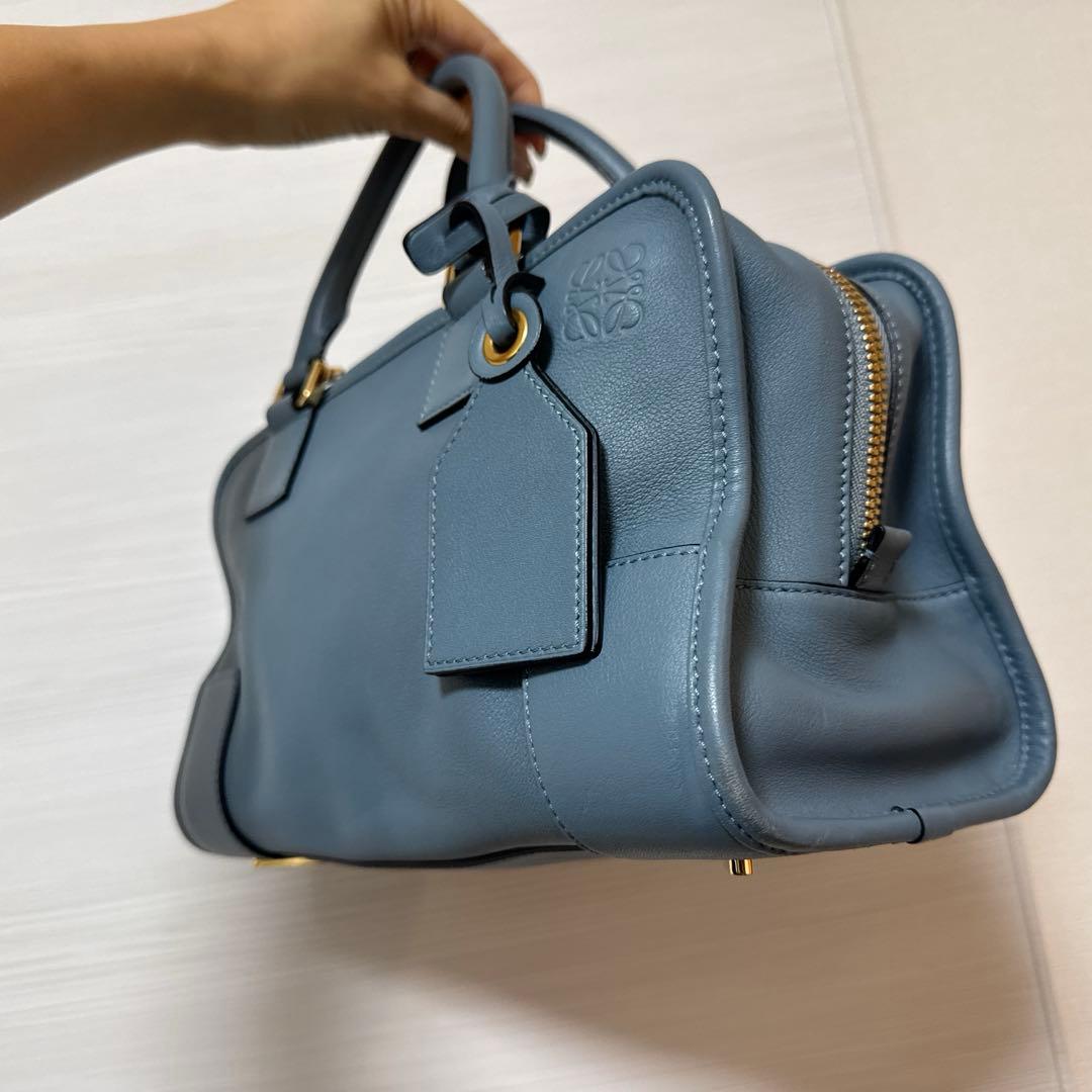 LOEWE アマソナ28 ブルー　水色　くすみブルー