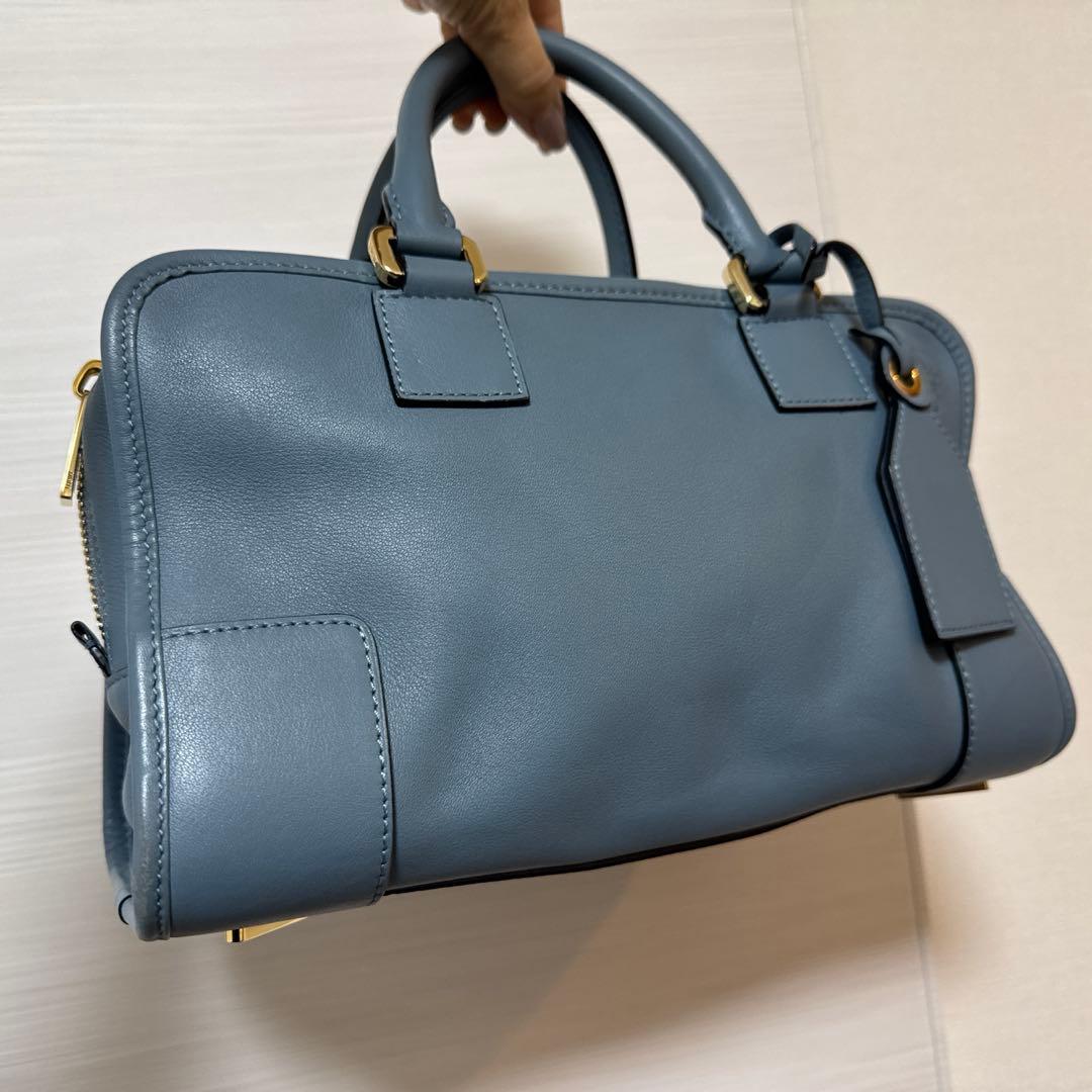 LOEWE アマソナ28 ブルー　水色　くすみブルー