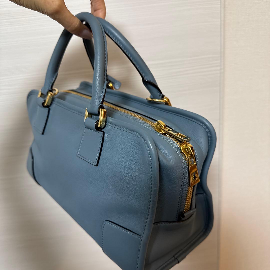 LOEWE アマソナ28 ブルー　水色　くすみブルー