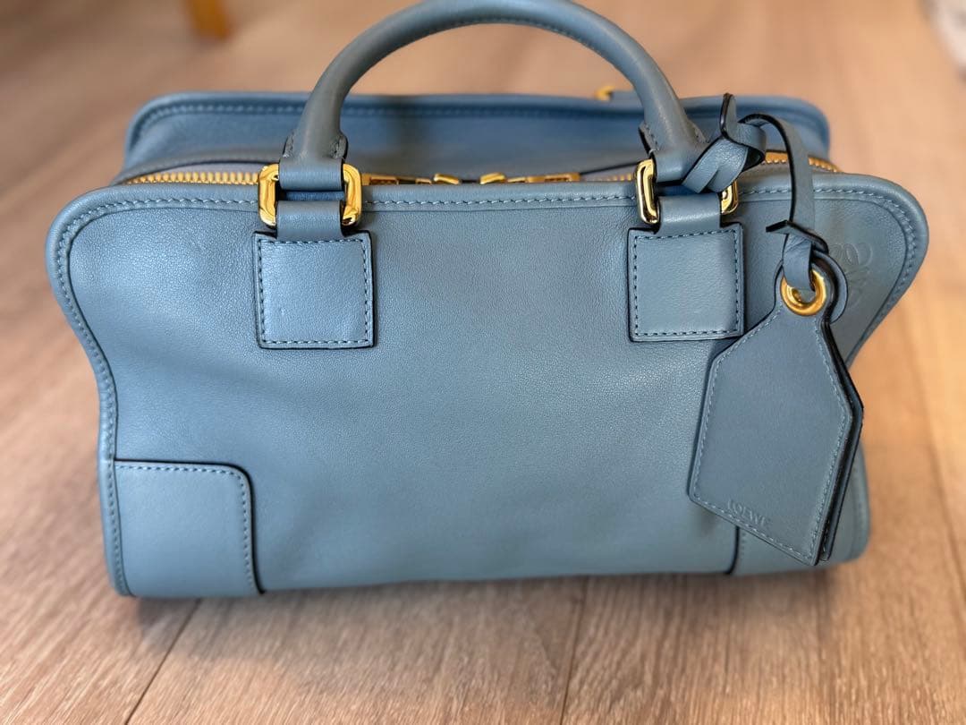 LOEWE アマソナ28 ブルー　水色　くすみブルー