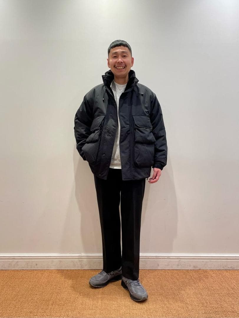 ビューティー＆ユース スラックス パンツ メンズ 黒 ブラック Sサイズ 美品