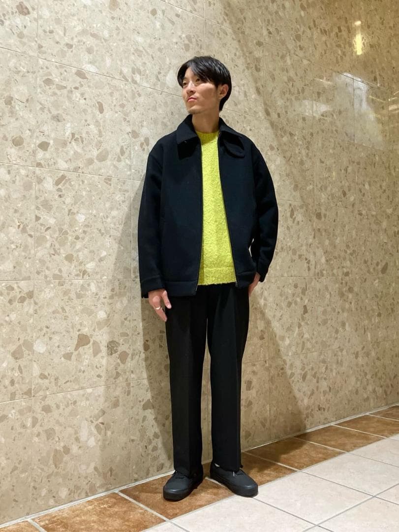 ビューティー＆ユース スラックス パンツ メンズ 黒 ブラック Sサイズ 美品