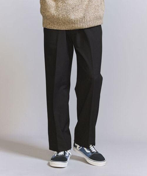 ビューティー＆ユース スラックス パンツ メンズ 黒 ブラック Sサイズ 美品