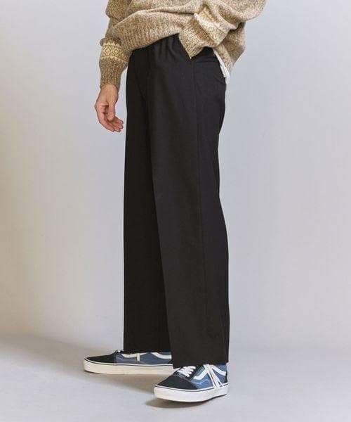 ビューティー＆ユース スラックス パンツ メンズ 黒 ブラック Sサイズ 美品