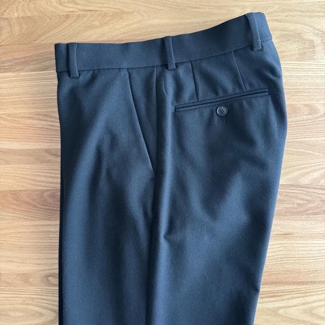 ビューティー＆ユース スラックス パンツ メンズ 黒 ブラック Sサイズ 美品