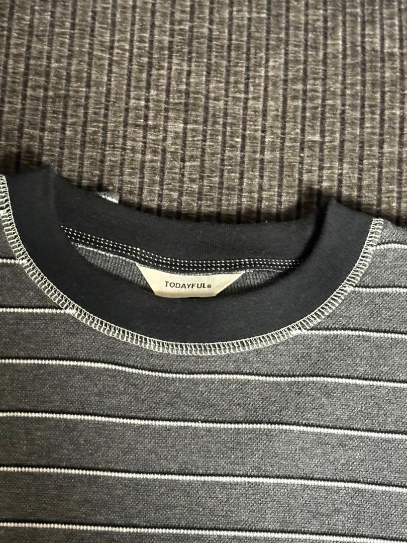 【新品タグ付き】Border Long T-shirts TODAYFUL