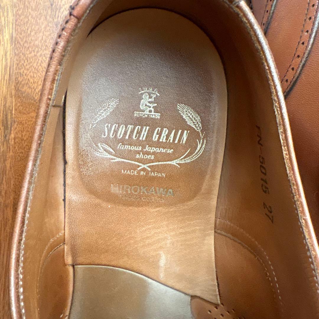 スコッチグレイン　ブラウンレザー FN-5015 27cm