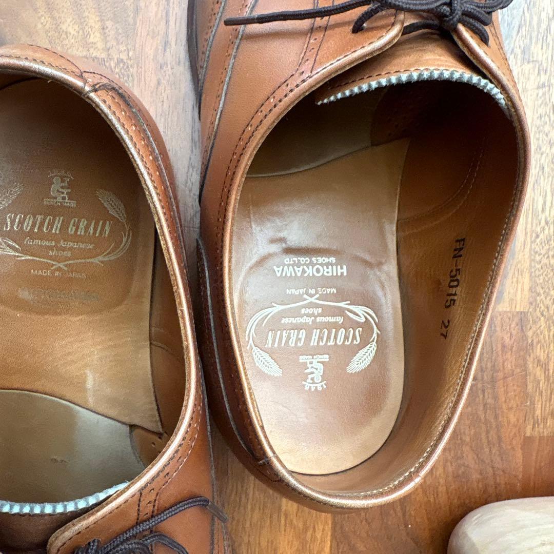 スコッチグレイン　ブラウンレザー FN-5015 27cm