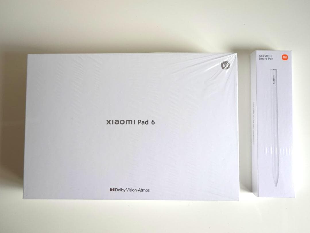 Xaomi Pad 6 タブレット 8GB+128GB 保護フィルム ケース付き