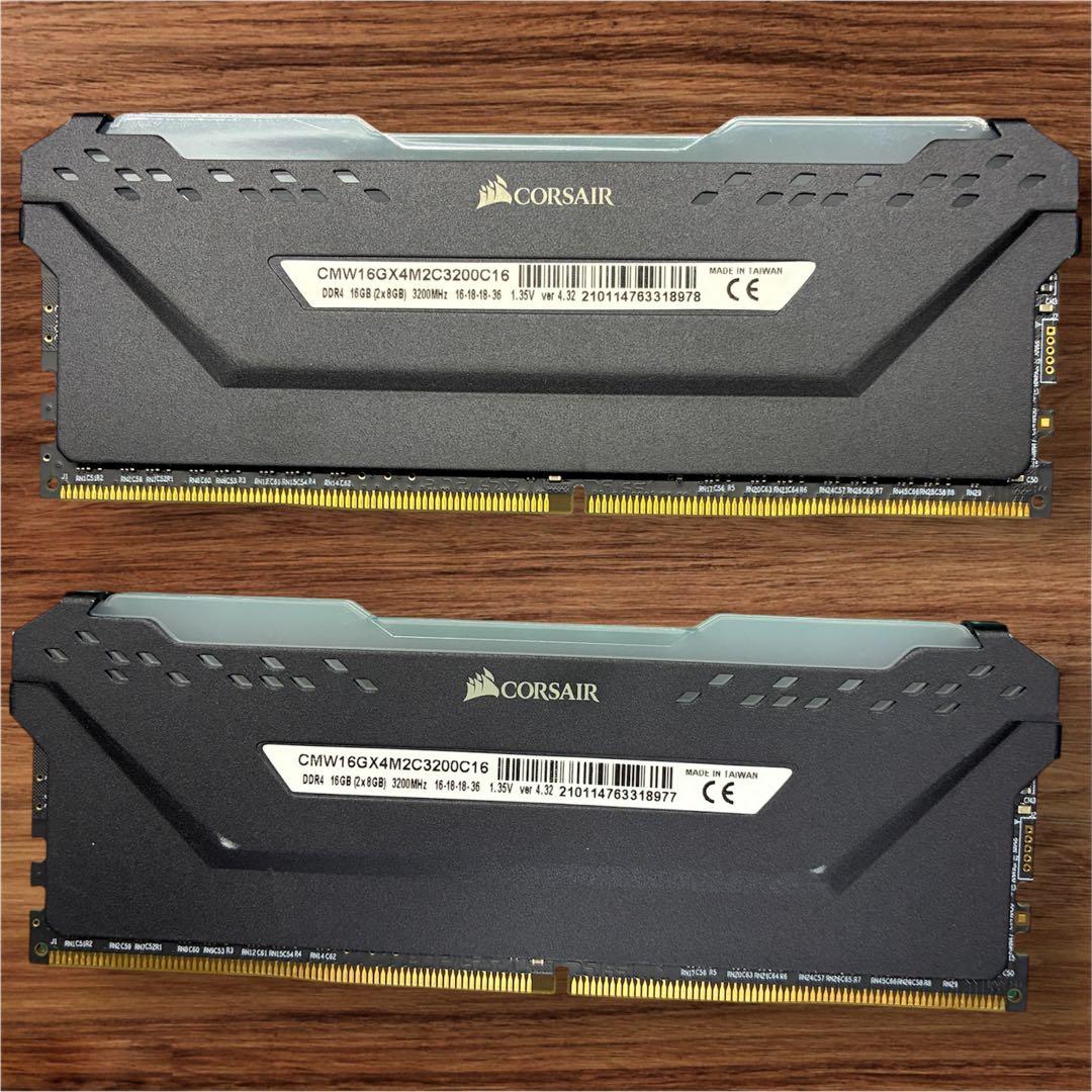 動作◯Corsair Vengeance RGB PRO 16gb(8gb×2)