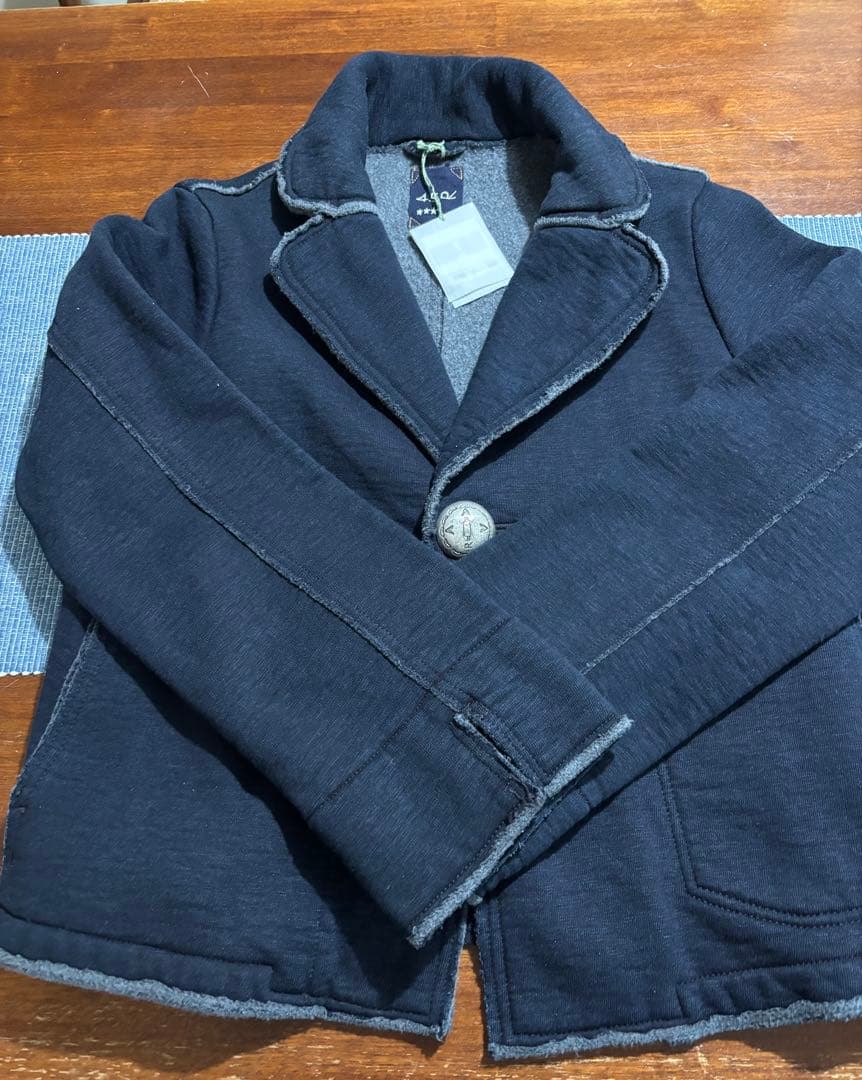 新品　45rpm北海道本裏毛ジャケット 　インディゴ