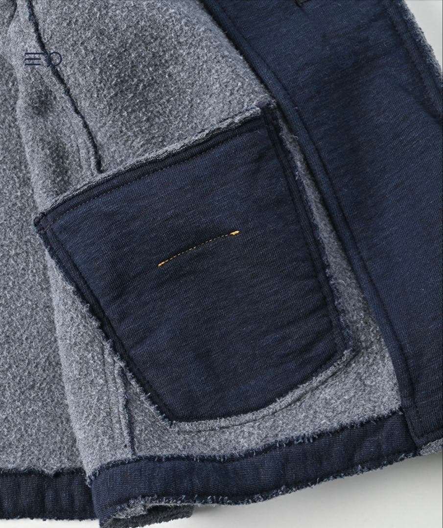 新品　45rpm北海道本裏毛ジャケット 　インディゴ