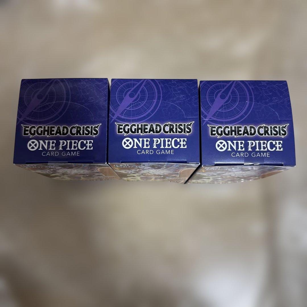 EGGHEAD CRISIS ONE PIECEカードゲーム 3BOX