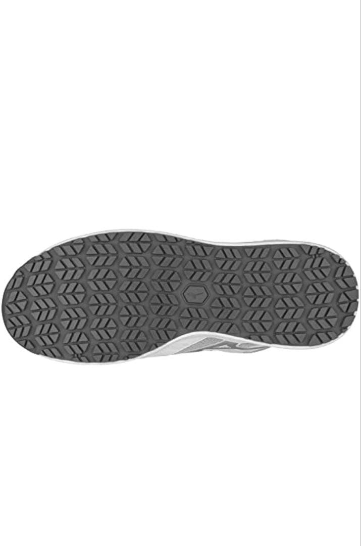 ミズノ　ハイカット安全靴 ホワイト／シルバー 25cm