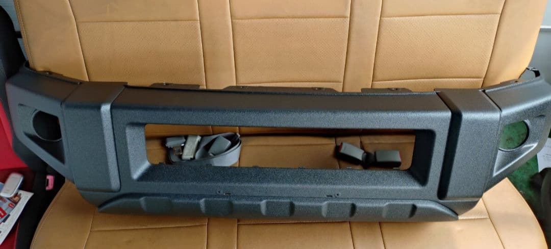 ジムニー JB64 フロントバンパーリアバンパーグリル ラプターライナー施工