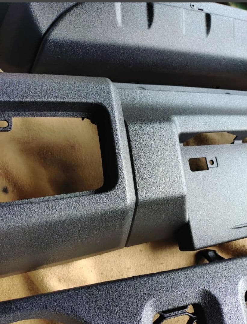 ジムニー JB64 フロントバンパーリアバンパーグリル ラプターライナー施工