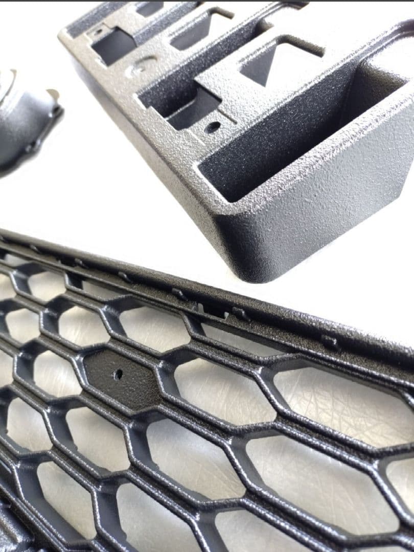 ジムニー JB64 フロントバンパーリアバンパーグリル ラプターライナー施工