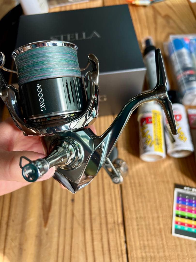 22ステラ4000XG＋リブレWING110＋PE他 メンテ品付き シマノ