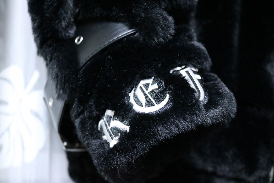 『REFLEM/レフレム』ベルト付きハイネックファーパーカー ファーブルゾン