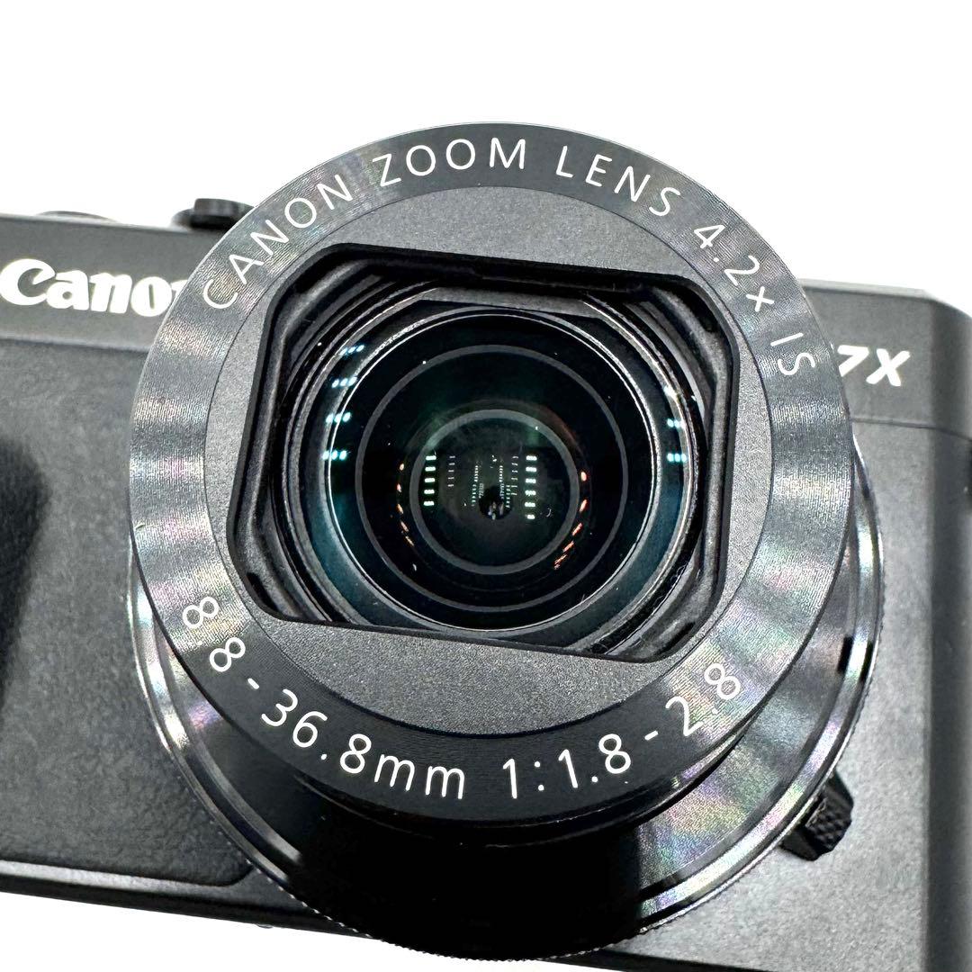 美品 Canon キャノン PowerShot G7X Mark II ブラック