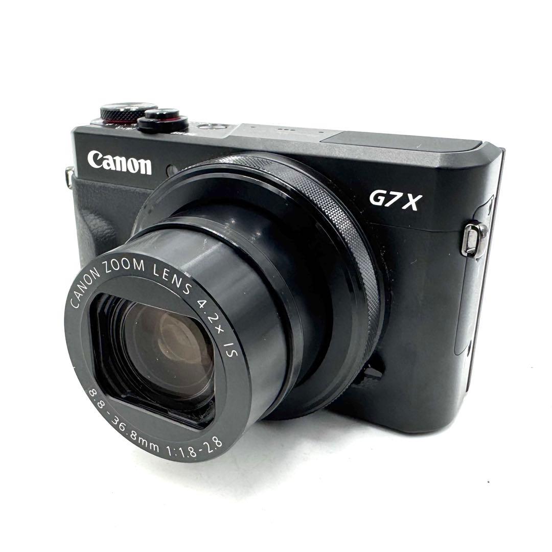 美品 Canon キャノン PowerShot G7X Mark II ブラック