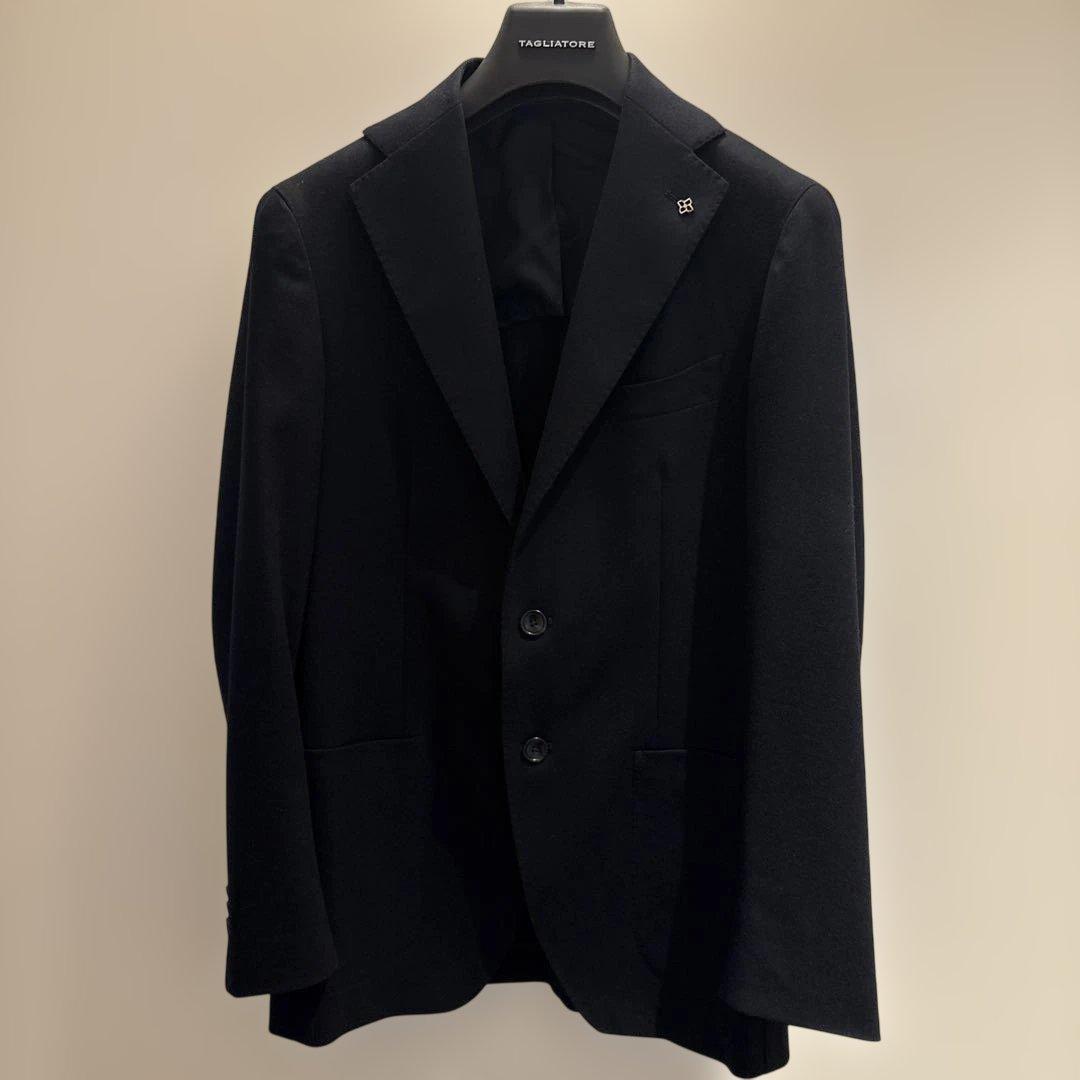 ネイビー ビジネスジャケット シングル サイズ42