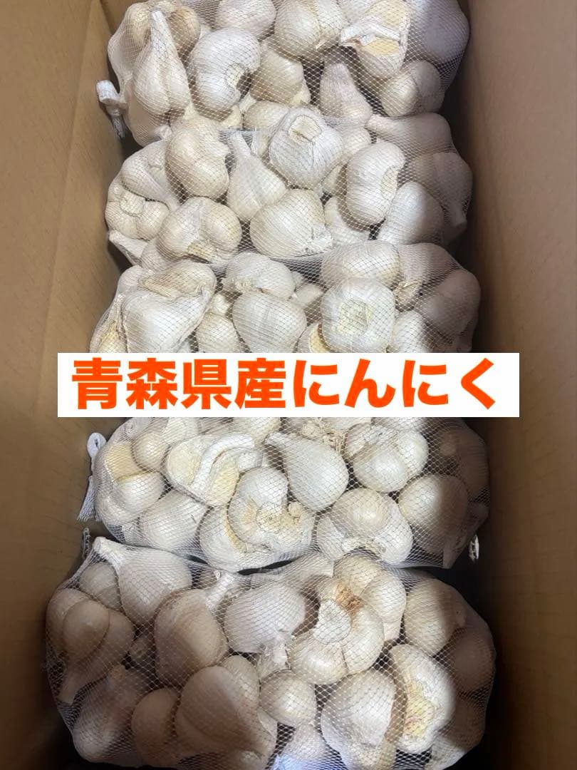 青森県産にんにく　割玉　ＭＳ　６ｋｇ