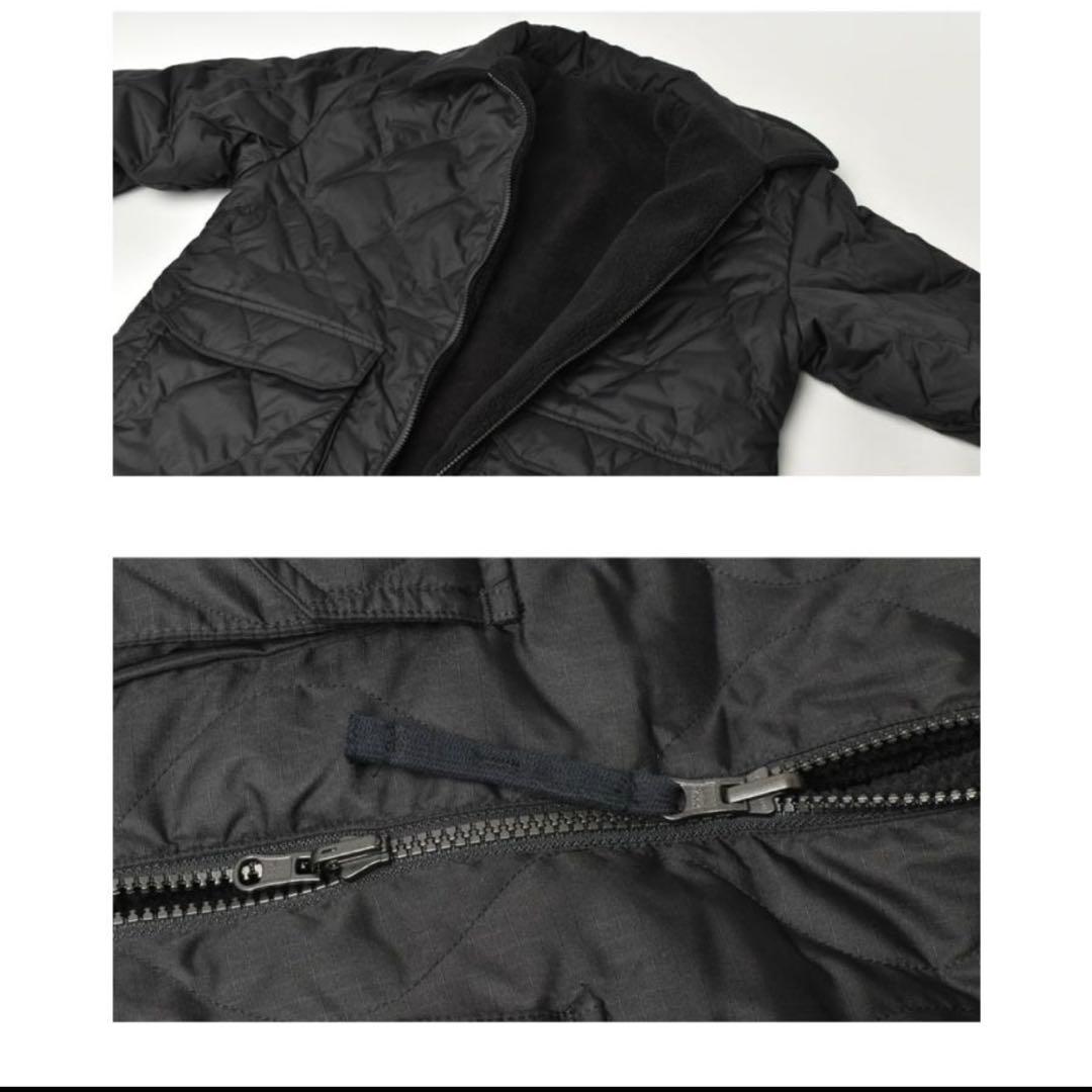 TAION タイオン　ミリタリー　リバーシブル　ダウンジャケット　ボア　ブラック