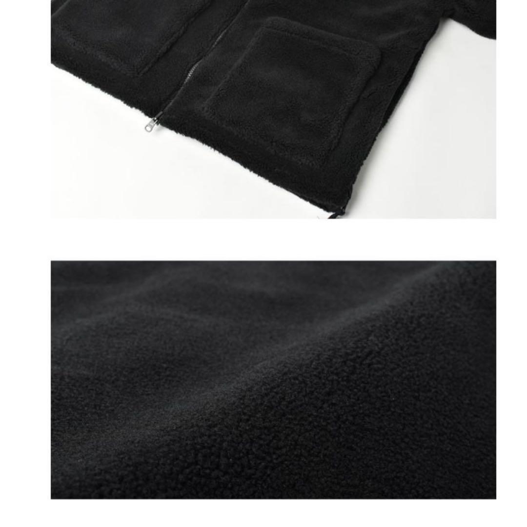 TAION タイオン　ミリタリー　リバーシブル　ダウンジャケット　ボア　ブラック