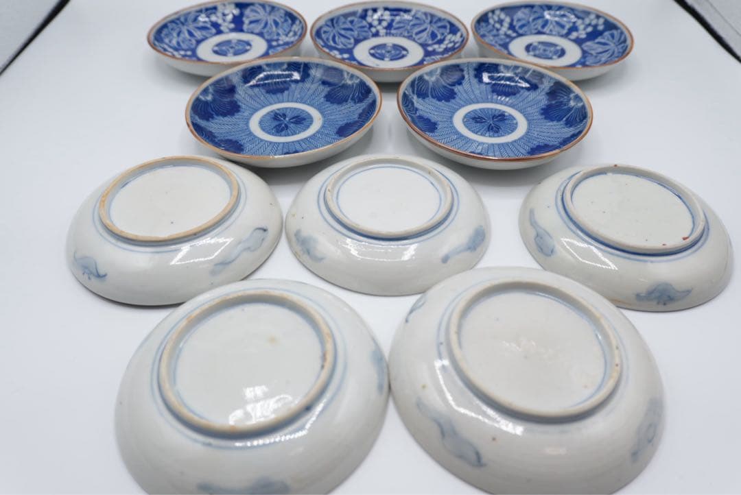 古伊万里皿　明治時期　10枚セット　小皿