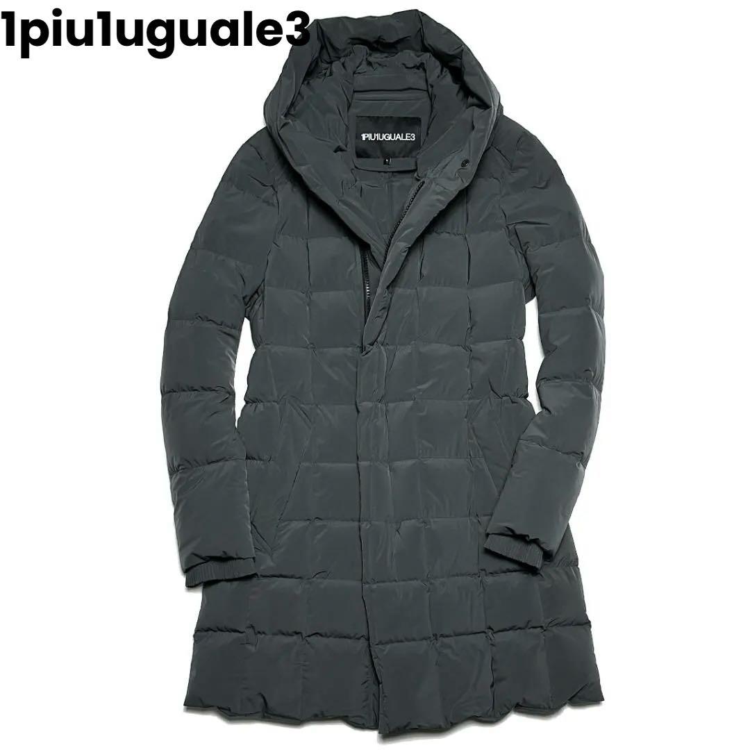 定価15.4万 1piu1uguale3 WRAP HOOD ダウンコート Ⅴ