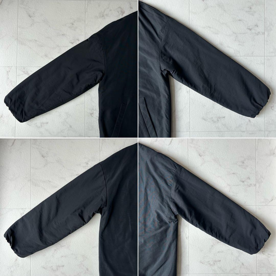 人気✨北欧暮らしの道具店 ふんわり軽くてあったかい 洗えるショート丈コート 黒