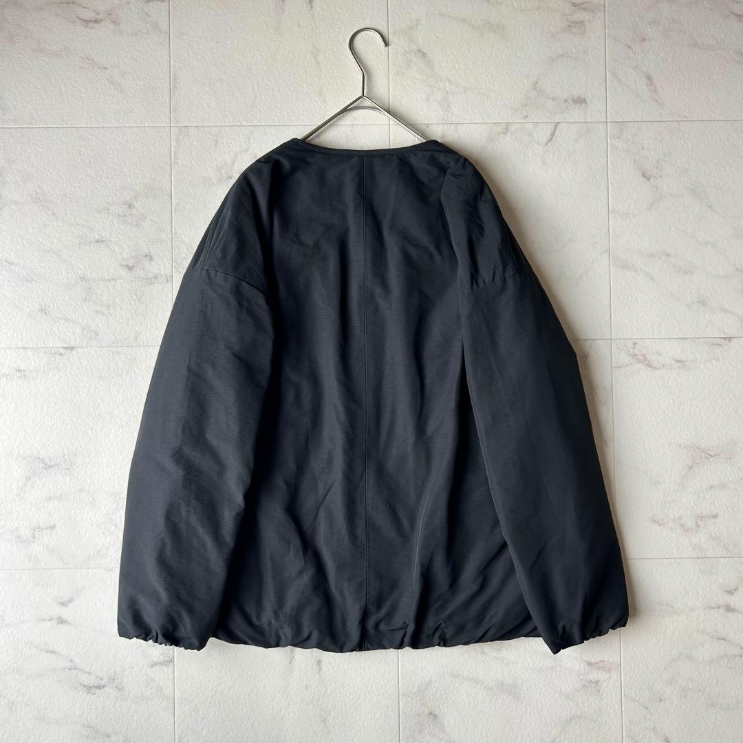 人気✨北欧暮らしの道具店 ふんわり軽くてあったかい 洗えるショート丈コート 黒