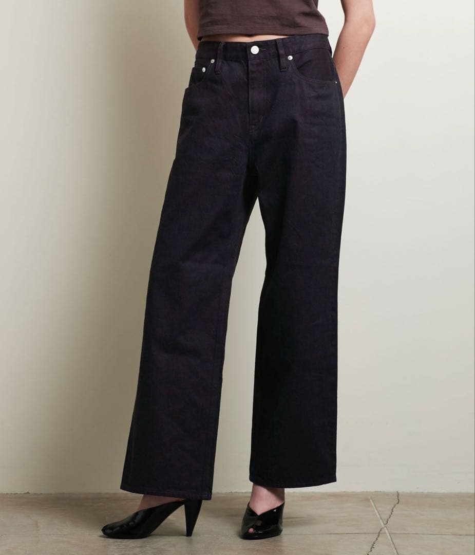 ATTISESSION ハーフ デニム パンツとワイド デニムパンツ