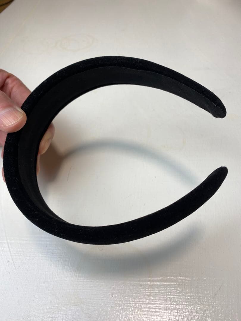 CHANEL ロゴ付きヘアバンド ブラック新品未使用品