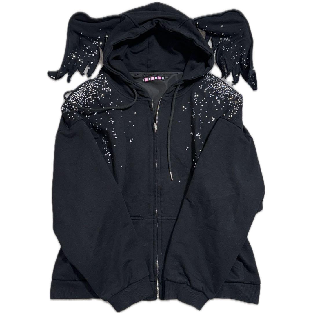 トップス CFIERCE SHADOW ANGEL HOODIE 25SS