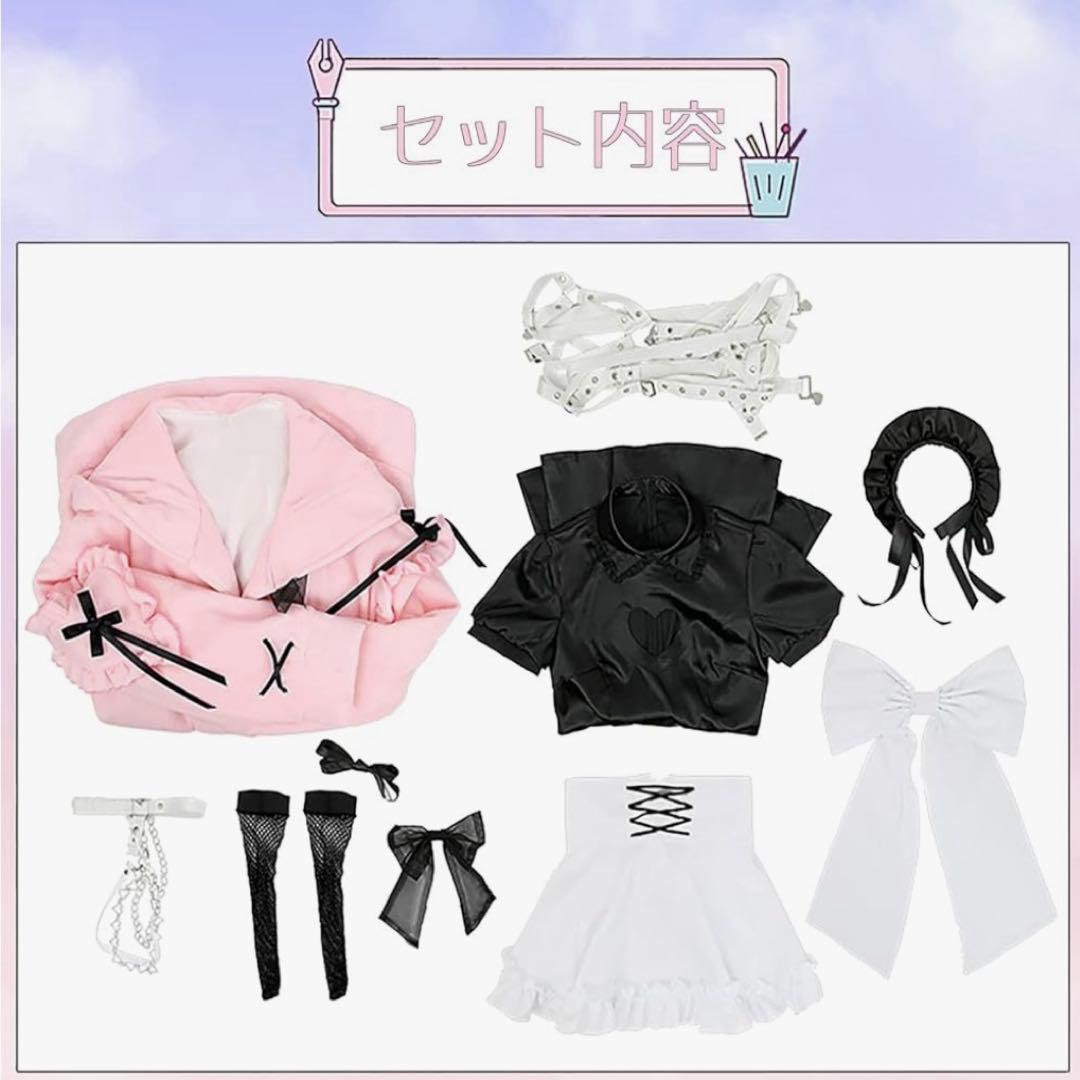 魔界ノりりむ コスプレ衣装　Mサイズ にじさんじ メイド フルセット