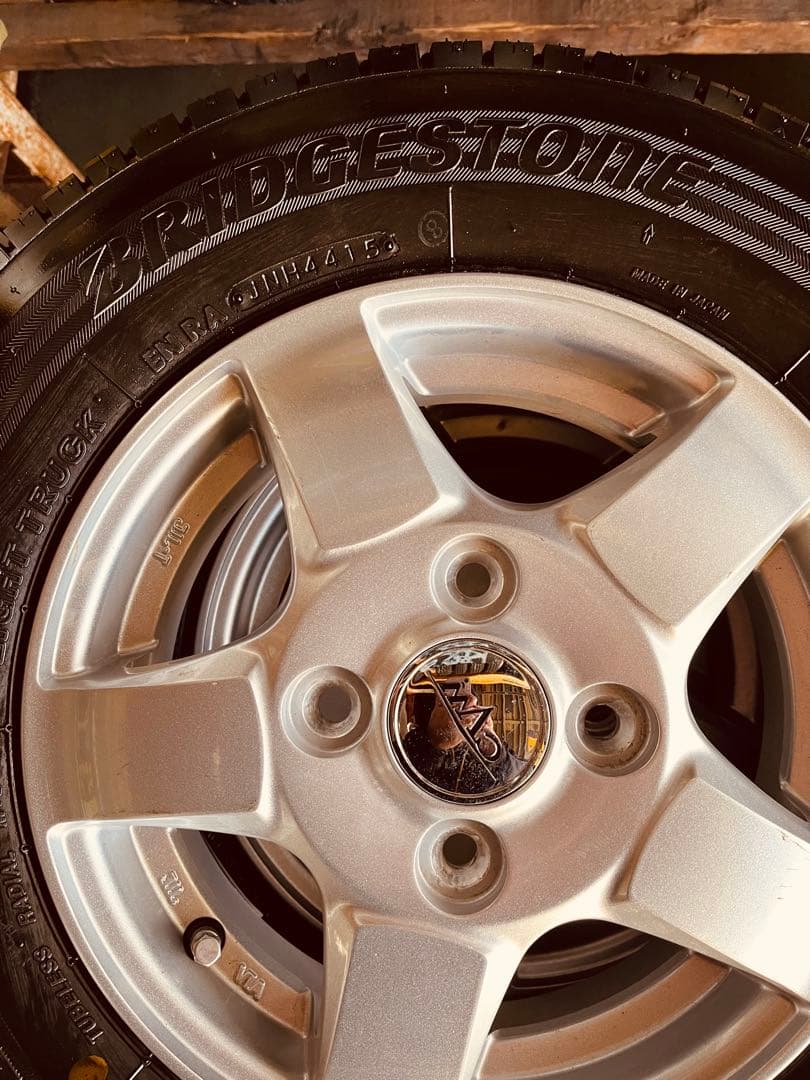 ブリヂストン スタッドレスタイヤ 12インチ ホイールセット