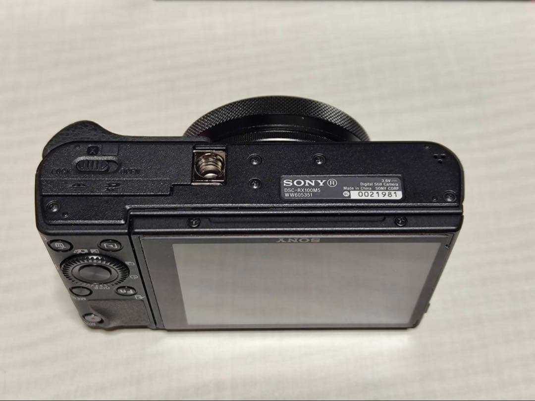 【美品】SONY RX100M5（バッテリー2個、充電器、ケース付）