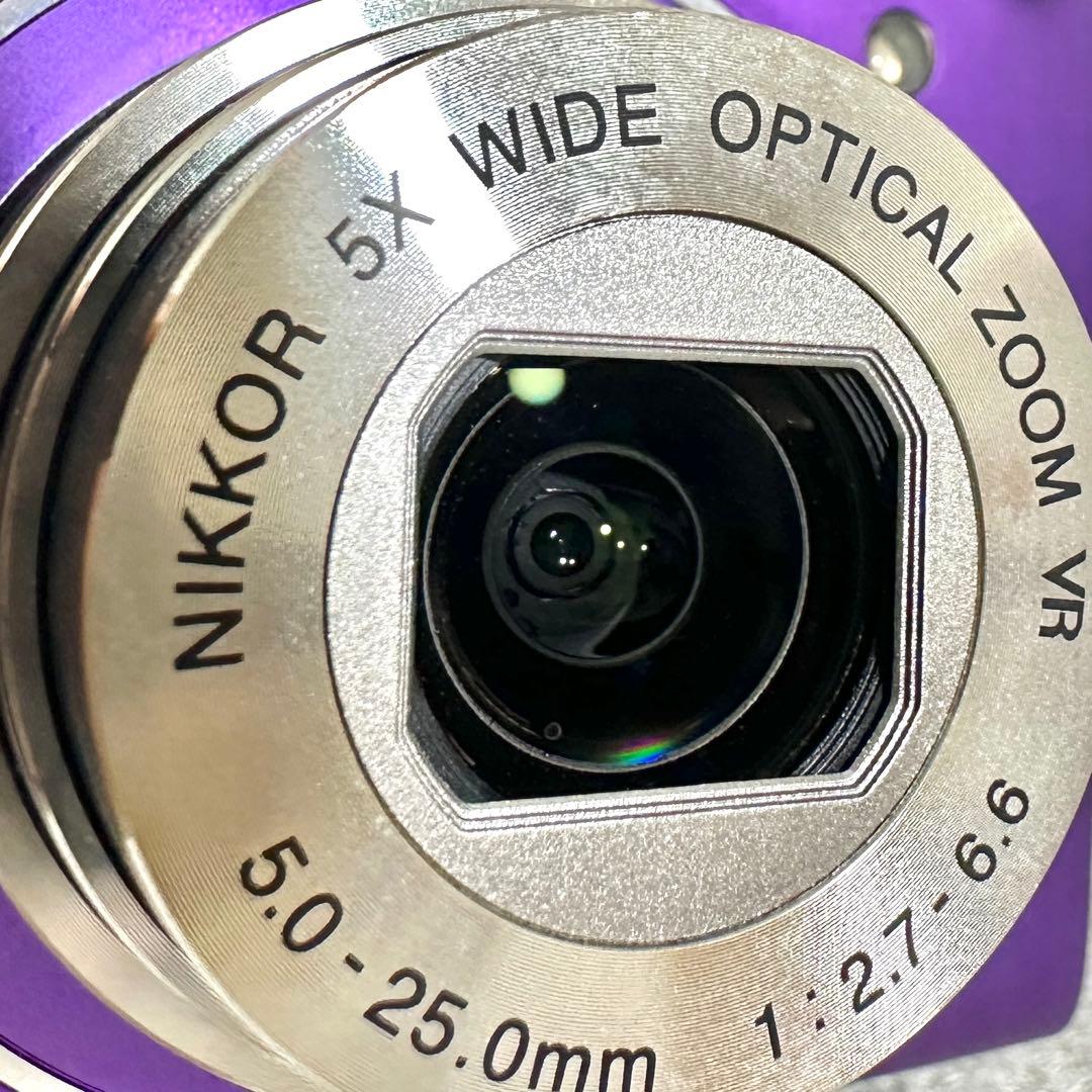 美品✨バッテリー充電器 COOLPIX S5100 コンデジ　デジカメ　パープル