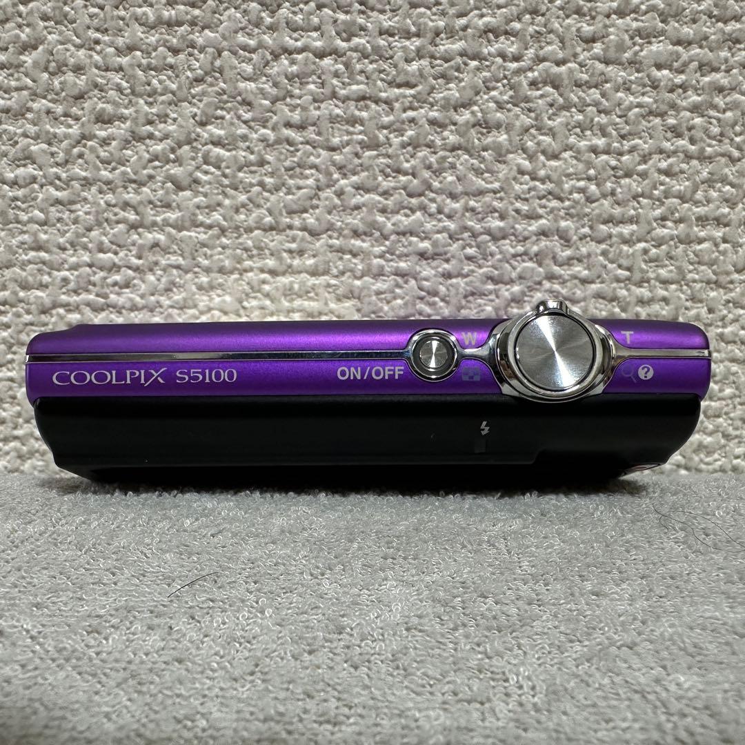 美品✨バッテリー充電器 COOLPIX S5100 コンデジ　デジカメ　パープル