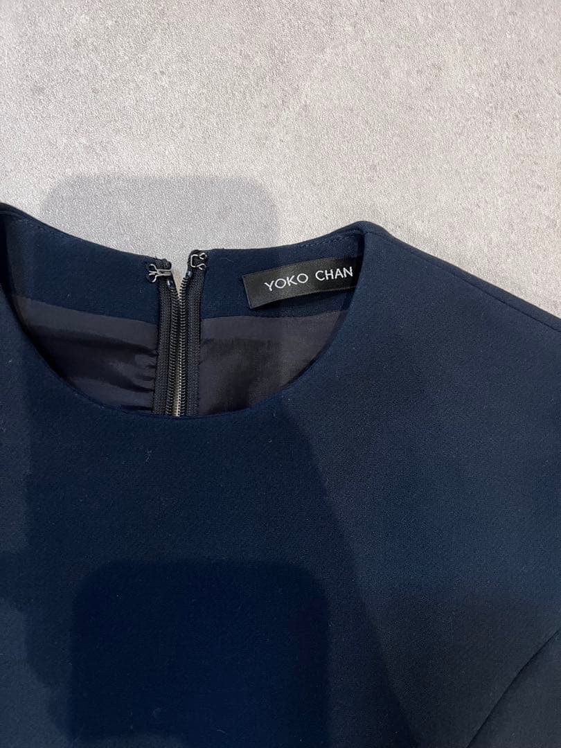 YOKO CHAN ヨーコチャン パール ネイビー 36 結婚式