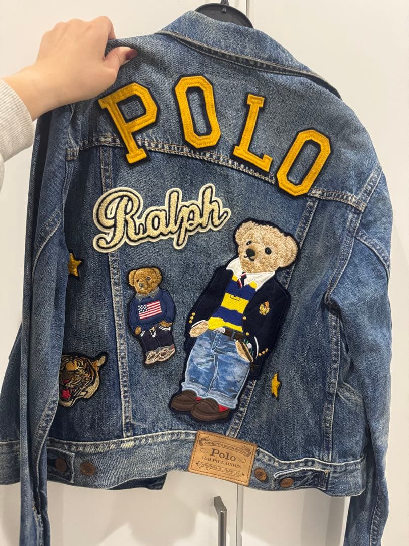 東*か様 Polo Ralph Lauren 刺繍デニムジャケット XS