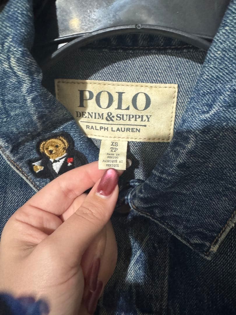 東*か様 Polo Ralph Lauren 刺繍デニムジャケット XS